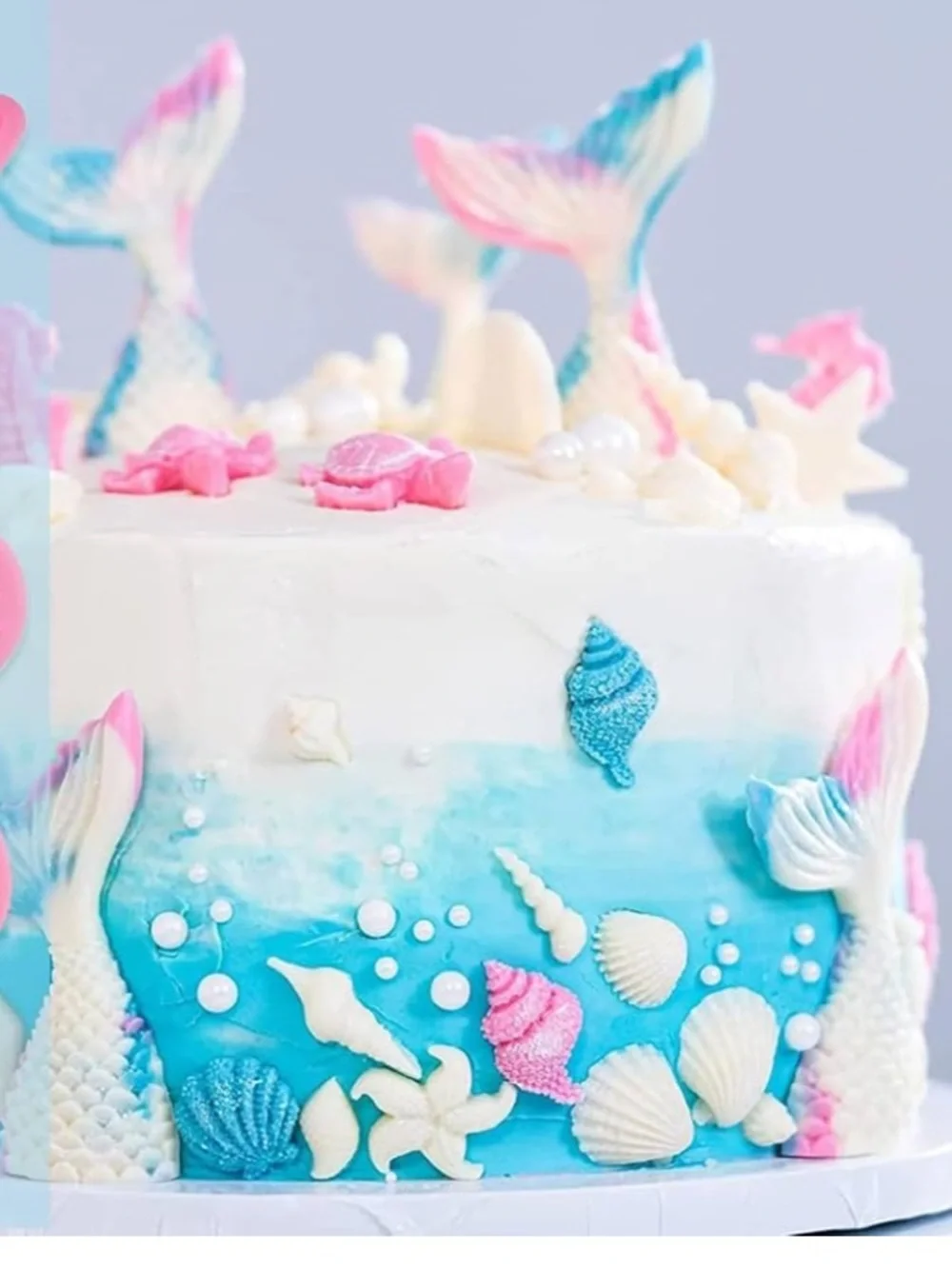 Mermaid themed silicone molds